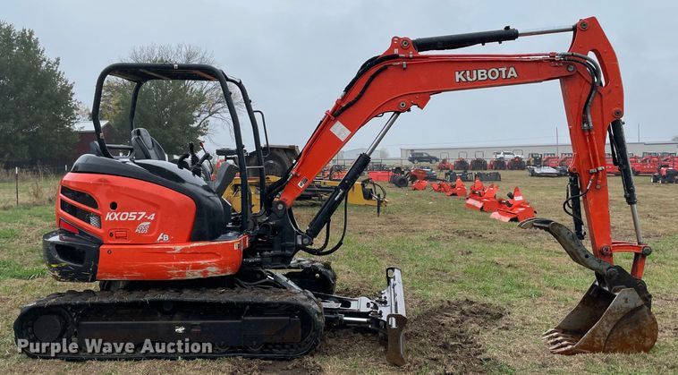 image for item DN7619 2019 Kubota KX057-4 mini excavator