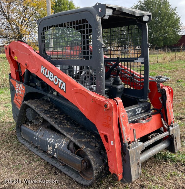image for item DN7620 2021 Kubota SVL65-2  tracked skid steer loader