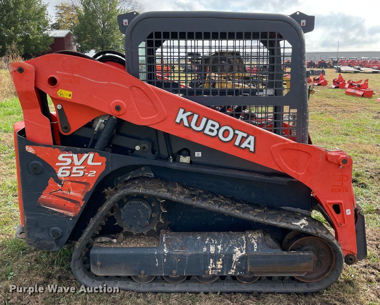 image for item DN7620 2021 Kubota SVL65-2  tracked skid steer loader