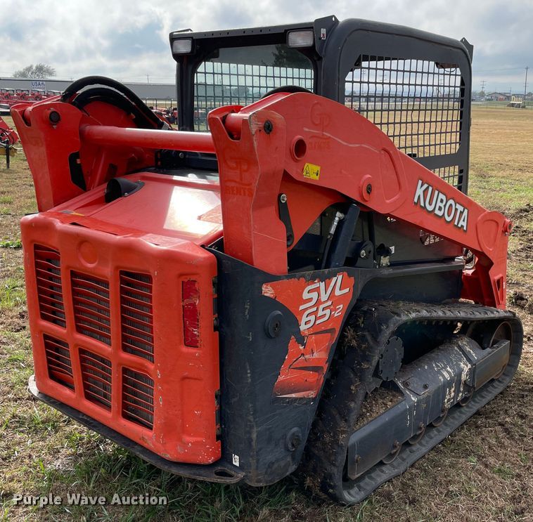 image for item DN7620 2021 Kubota SVL65-2  tracked skid steer loader