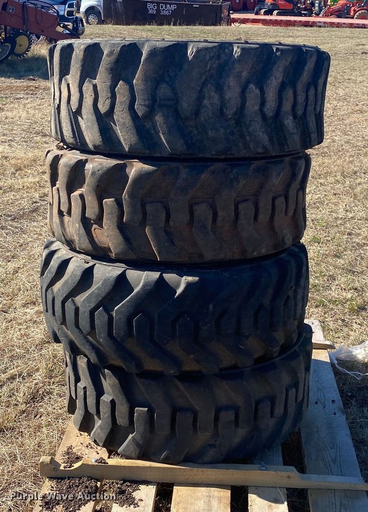 (4) Titan 1016.5 NHS tires and wheels in Davis, OK Item DN7627 sold