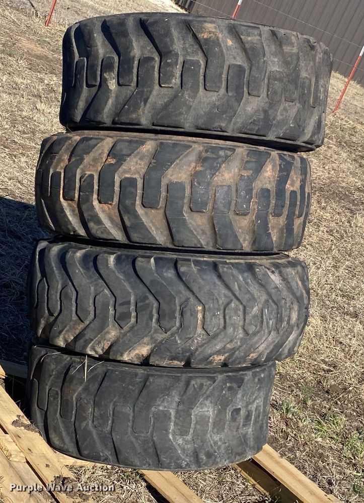(4) Titan 1016.5 NHS tires and wheels in Davis, OK Item DN7630 sold