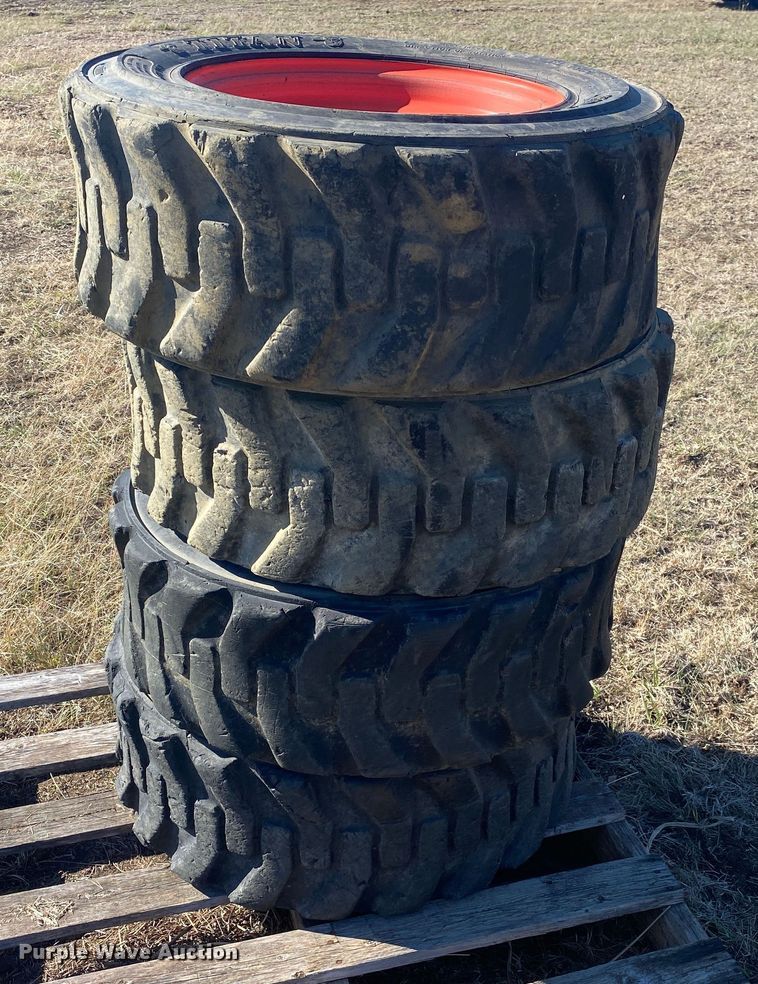 (4) Titan 1016.5 NHS tires and wheels in Davis, OK Item DN7633 sold