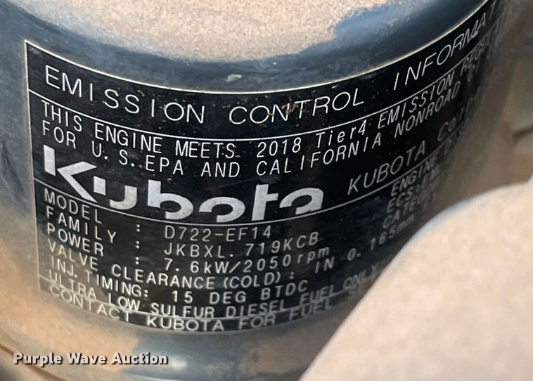 image for item MI9555 Kubota K008-3  mini excavator