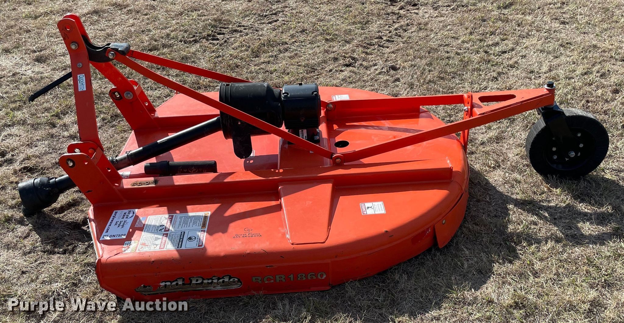 2019 Land Pride RCR1860 rotary mower in Davis, OK Item DN7580 sold
