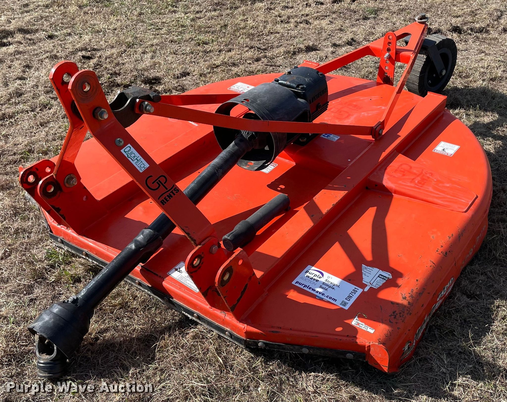 2019 Land Pride RCR1860 rotary mower in Davis, OK Item DN7581 sold