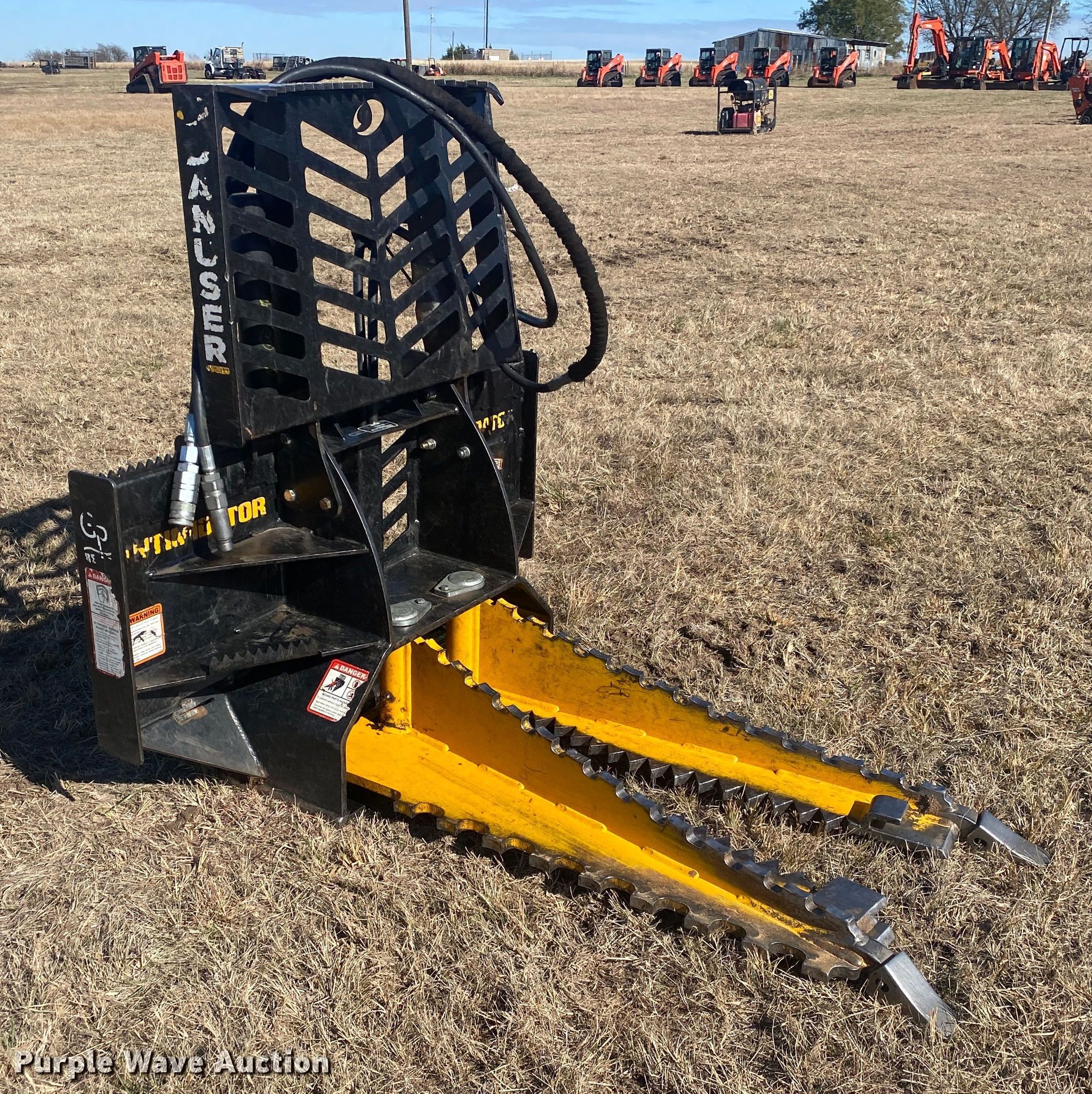 Danuser Intimidator skid steer tree shear in Davis, OK Item DN7623