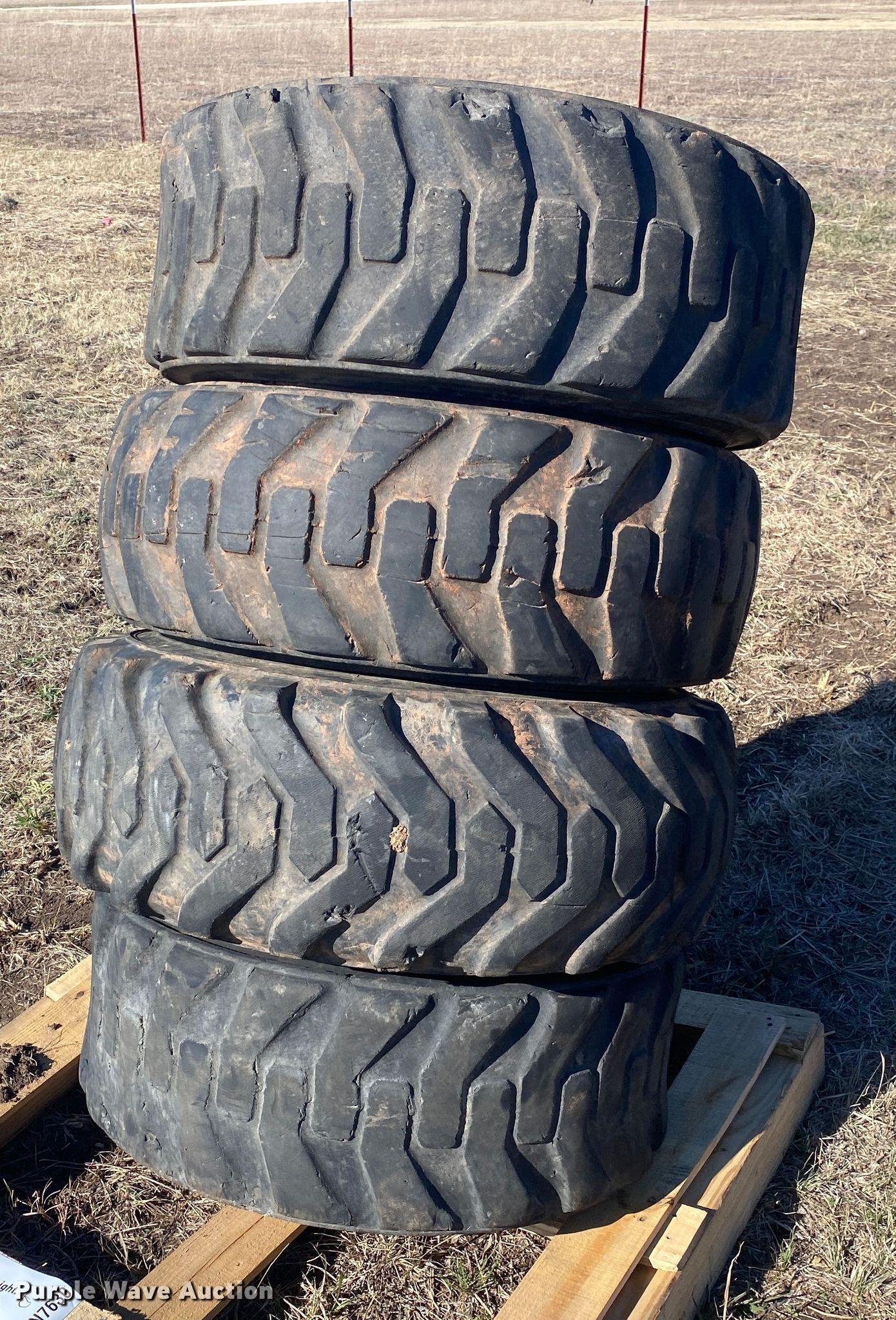 (4) Titan 1016.5 NHS tires and wheels in Davis, OK Item DN7630 sold