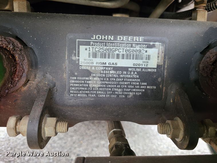 image for item DM4921 John Deere 2500B  reel mower