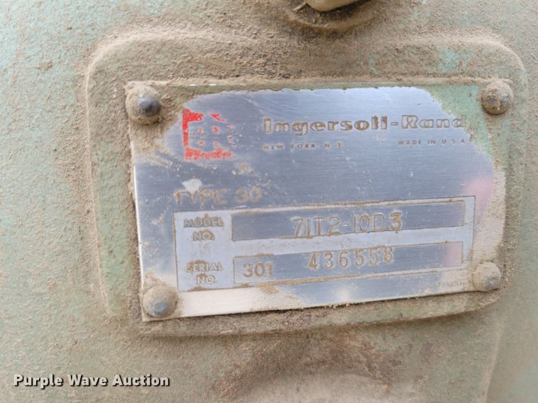 image for item DM8112 Ingersoll Rand Century II  air compressor