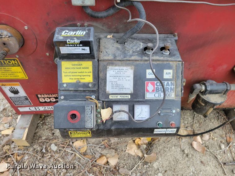 image for item DM8113 Clean Burn CB2800  oil burning furnace