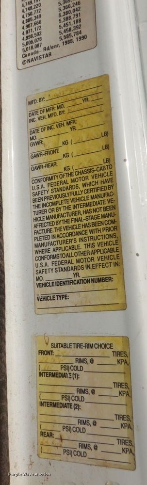 image for item DO1625 2000 International 4700  tow truck