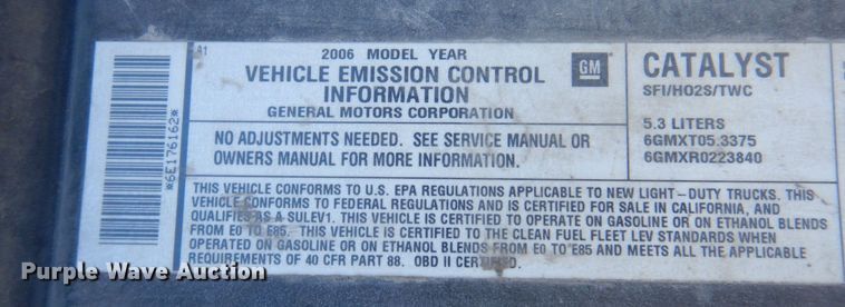 image for item DP0432 2006 Chevrolet Silverado 1500  Ext. Cab pickup truck