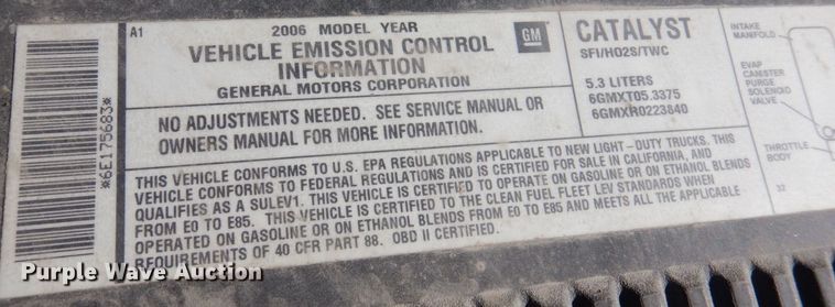 image for item DP0433 2006 Chevrolet Silverado 1500  Ext. Cab pickup truck