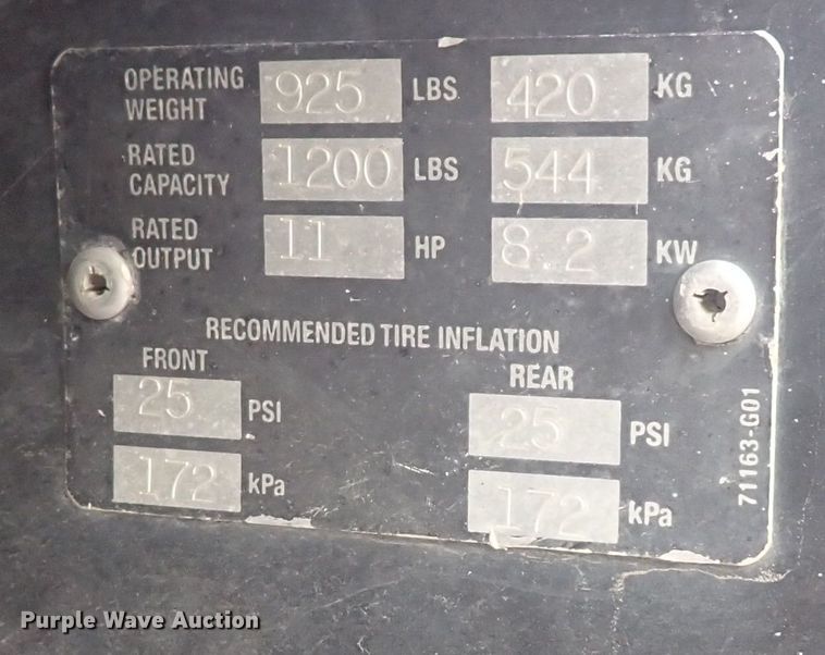 image for item DQ4942 Ez-go Workhorse 1200G  golf cart