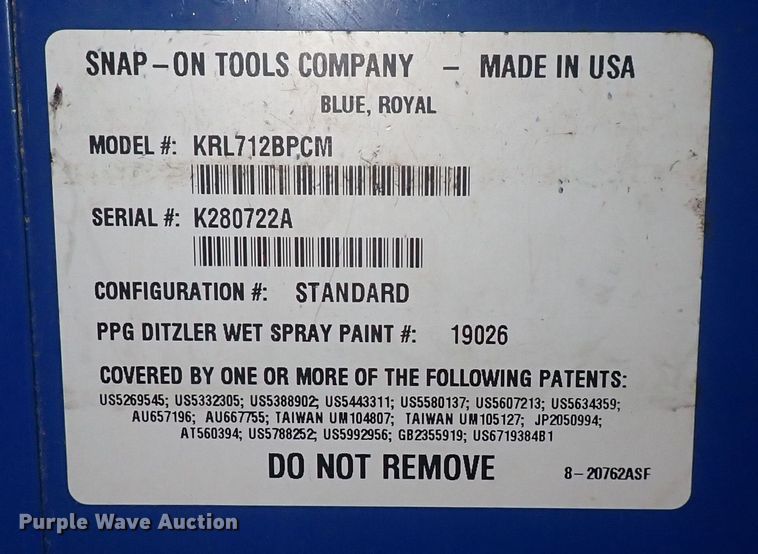 image for item DQ4944 Snap-on  toolbox