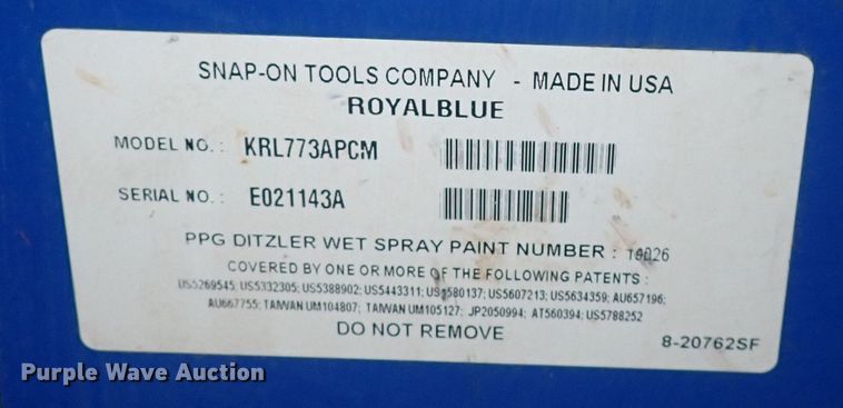 image for item DQ4944 Snap-on  toolbox