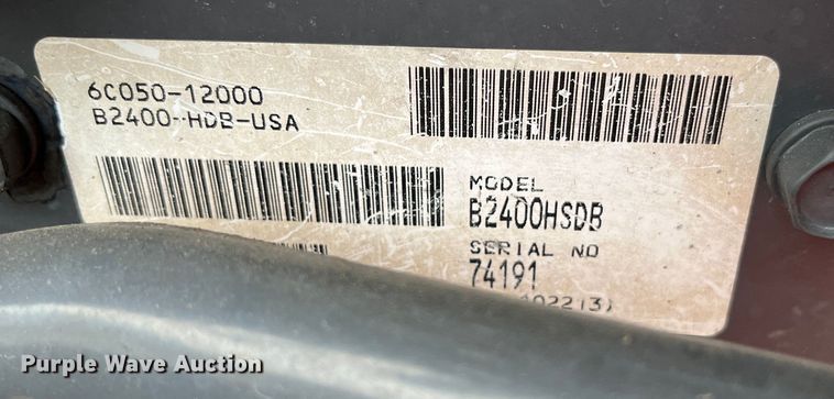 image for item DR7351 Kubota B2400  MFWD tractor