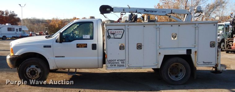 image for item DS1510 2000 Ford F550 Super Duty XL  utility / service truck