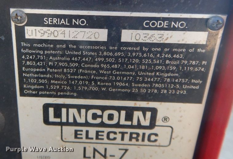 image for item HF9468 Lincoln CV-400  welder