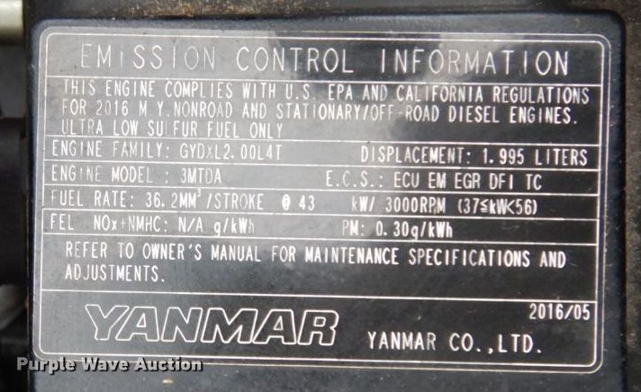 image for item HF9484 2016 John Deere 1600 Turbo  lawn mower