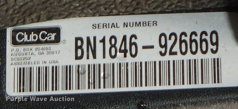 image for item HF9490 Club Car Tempo  golf cart