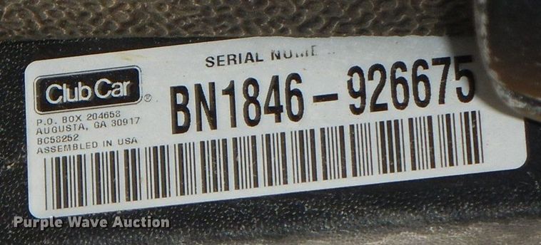 image for item HF9491 Club Car Tempo  golf cart