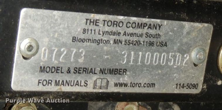 image for item HF9492 Toro Workman  utility vehicle