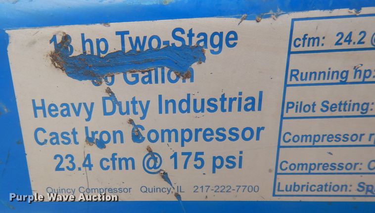 image for item HU9458 Quincy  air compressor