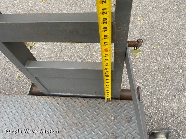 image for item IG9796 2018 Shop built  equipment trailer