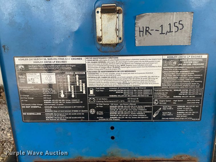 image for item IG9798 Miller Bobcat 250  welder/generator