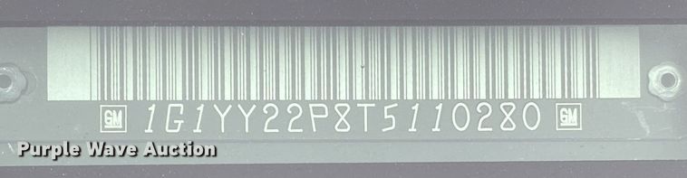 image for item IG9801 1996 Chevrolet Corvette