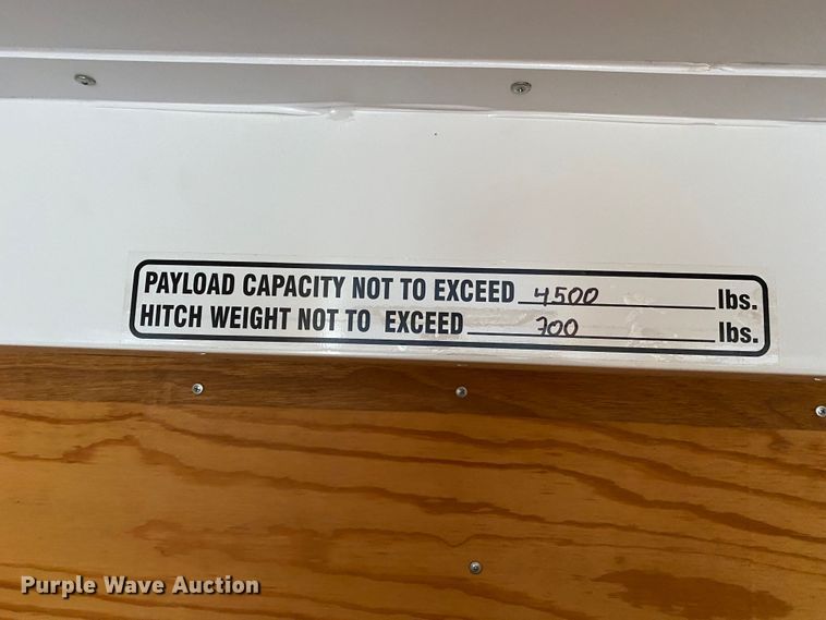 image for item IG9802 2007 Cargo Craft 85202  enclosed cargo trailer