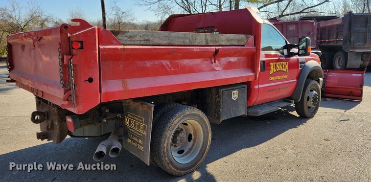 image for item JB9763 2008 Ford F550 Super Duty XL  dump truck