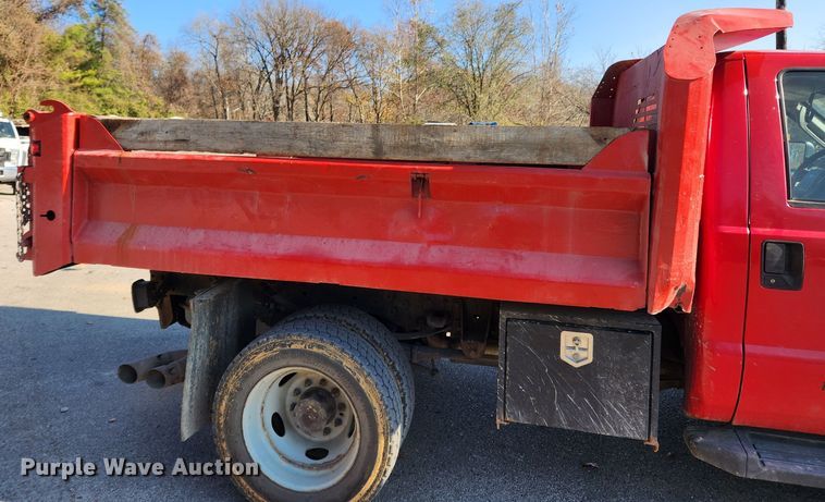image for item JB9763 2008 Ford F550 Super Duty XL  dump truck