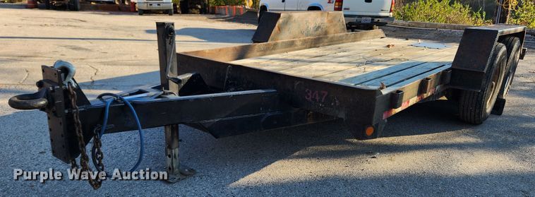image for item JB9764 2003 Brooks Brothers SLT1523-E  tilt deck equipment trailer