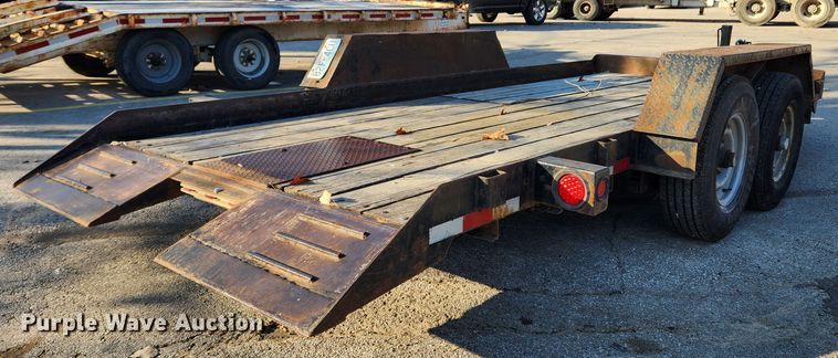 image for item JB9764 2003 Brooks Brothers SLT1523-E  tilt deck equipment trailer