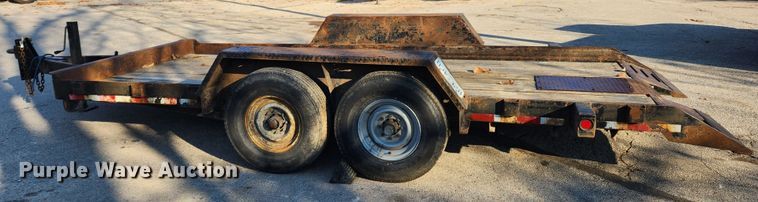 image for item JB9764 2003 Brooks Brothers SLT1523-E  tilt deck equipment trailer