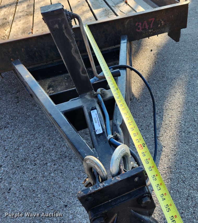 image for item JB9764 2003 Brooks Brothers SLT1523-E  tilt deck equipment trailer