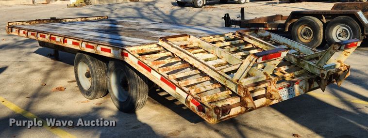 image for item JB9765 1986 Cronkhite  equipment trailer