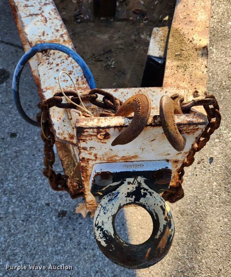 image for item JB9765 1986 Cronkhite  equipment trailer