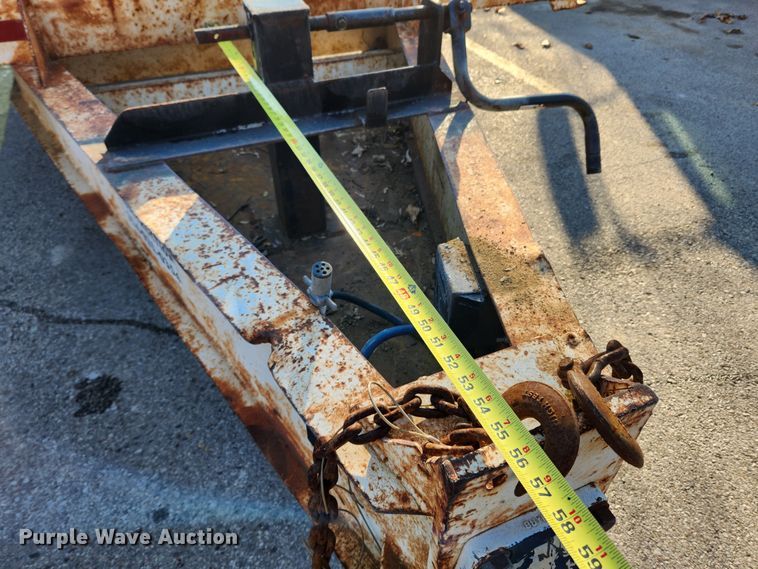 image for item JB9765 1986 Cronkhite  equipment trailer