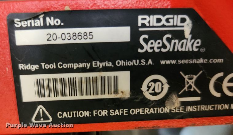 image for item JB9783 Ridgid CS10 SeeSnake  sewer camera