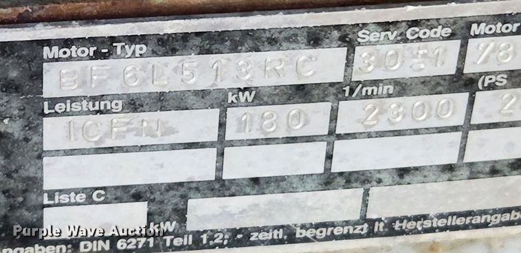 image for item JB9795 Deutz  engine