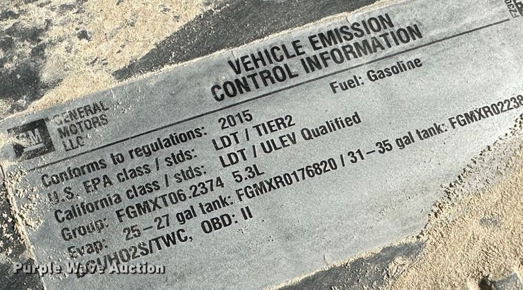 image for item JD9174 2015 Chevrolet Silverado 1500  Double Cab pickup truck