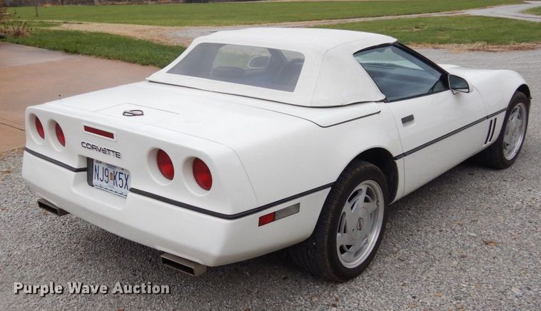 image for item JK9036 1988 Chevrolet Corvette  convertible
