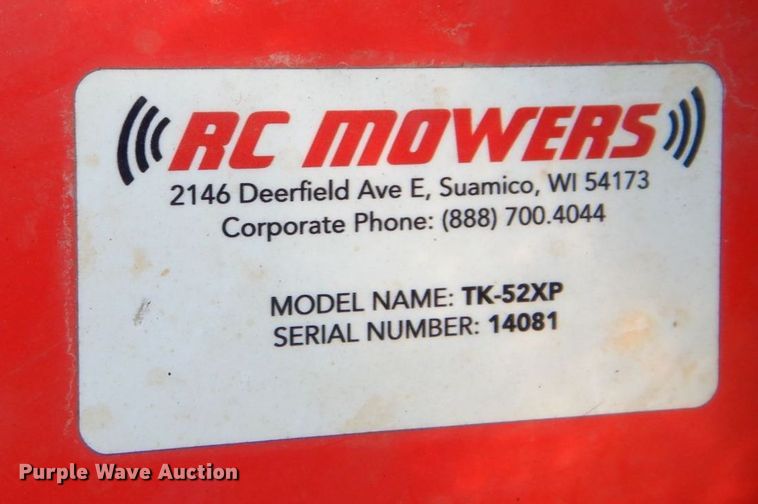 image for item JK9065 RC Mowers TK-52XP  ZTR lawn mower