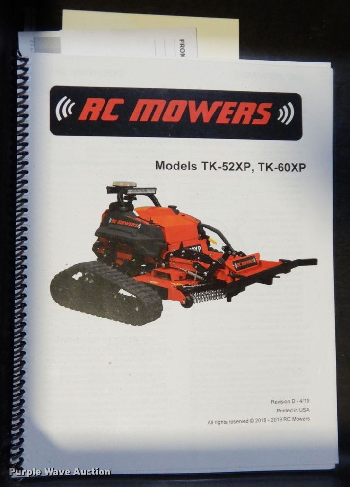 image for item JK9065 RC Mowers TK-52XP  ZTR lawn mower