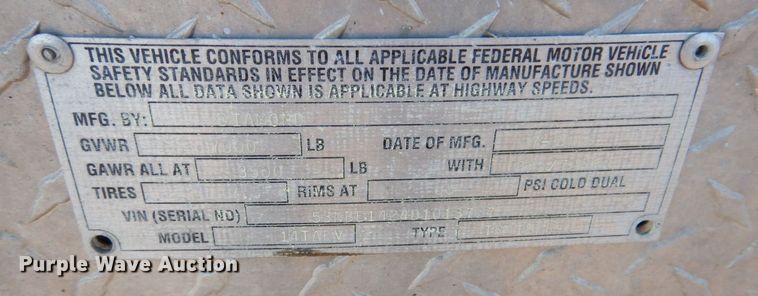 image for item JL9779 2013 Diamond  splice trailer