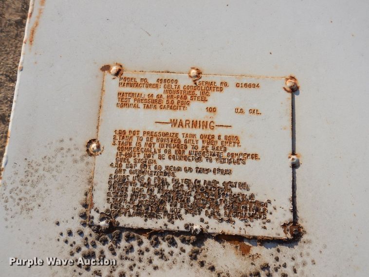 image for item JL9789 (2) Delta Consolidated Industries Inc 498000 auxiliary fuel tanks